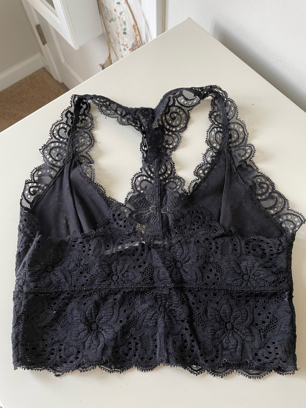 Kimchi Blue Black Lace Halter Bralette - Picture 5 of 5